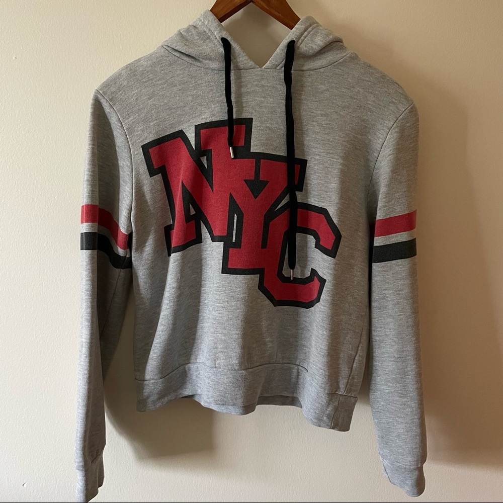Forever 21 NYC Cropped Hoodie